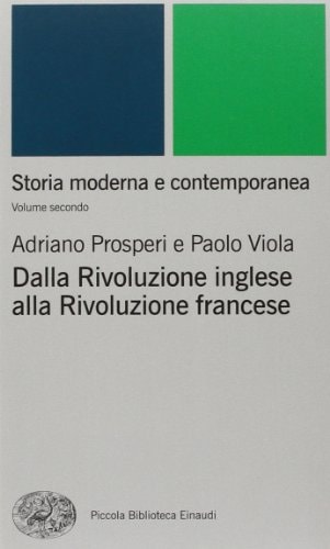 Storia moderna e contemporanea